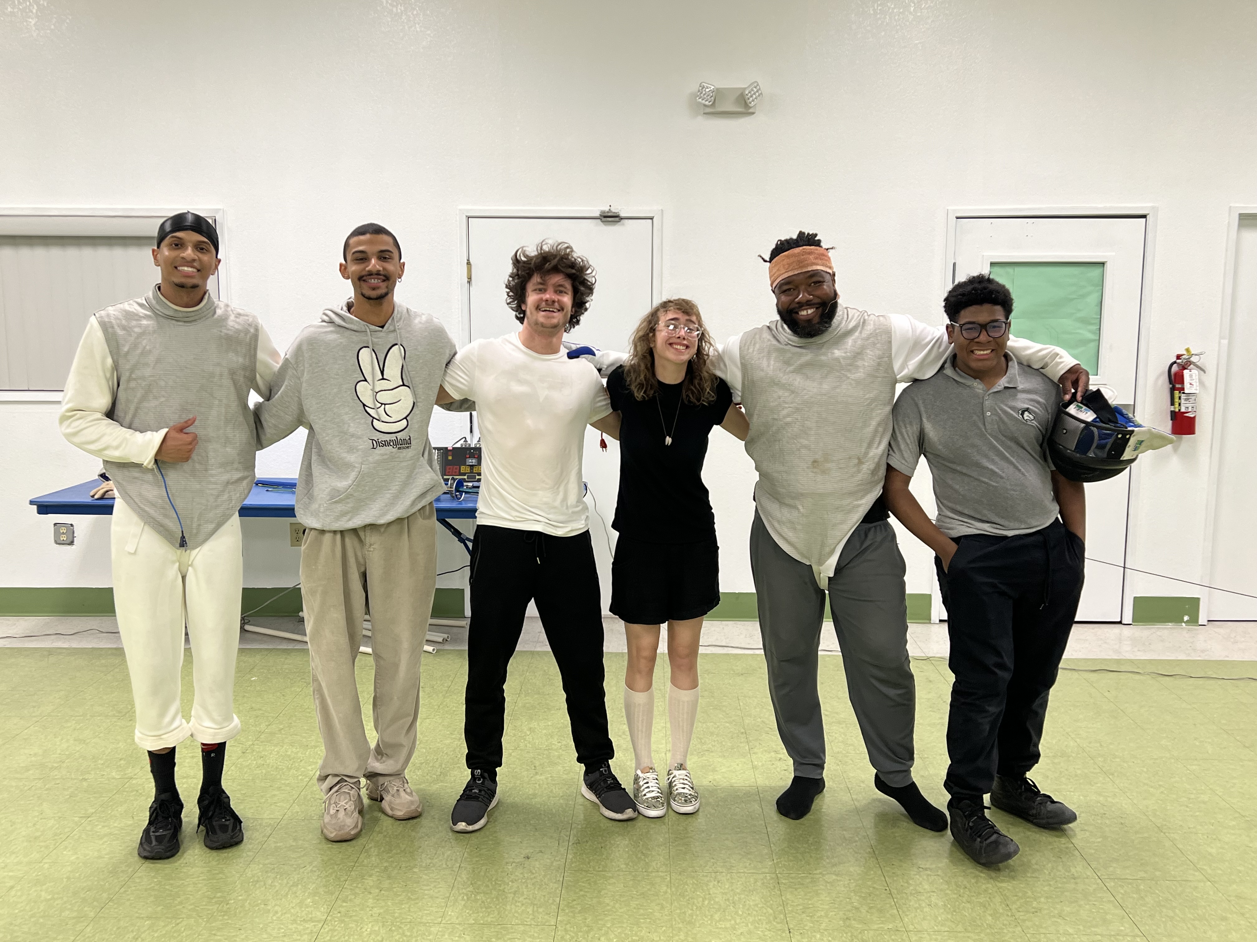 Fencing training photo